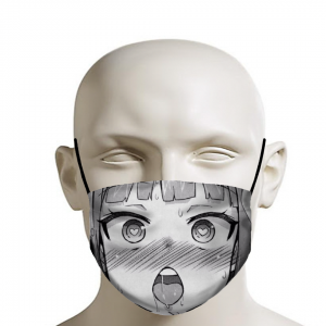Ahegao Face Mask - Ahegao Face Colored Manga Girl Mask (Copy)