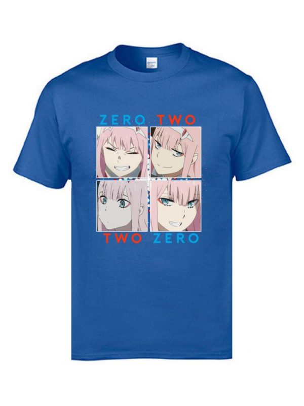 Darling In The Franxx Zero Two T Shirt Ahegao Japanese Anime Manga Comic Tshirts For Man 4 - Ahegao Hoodie