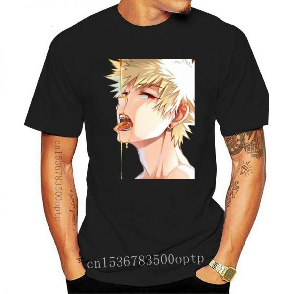 New Ahegao T Shirts Men Cartoon T Shirt Modal Fashion 100 Cotton Top Tees Sexy Boy - Ahegao Hoodie